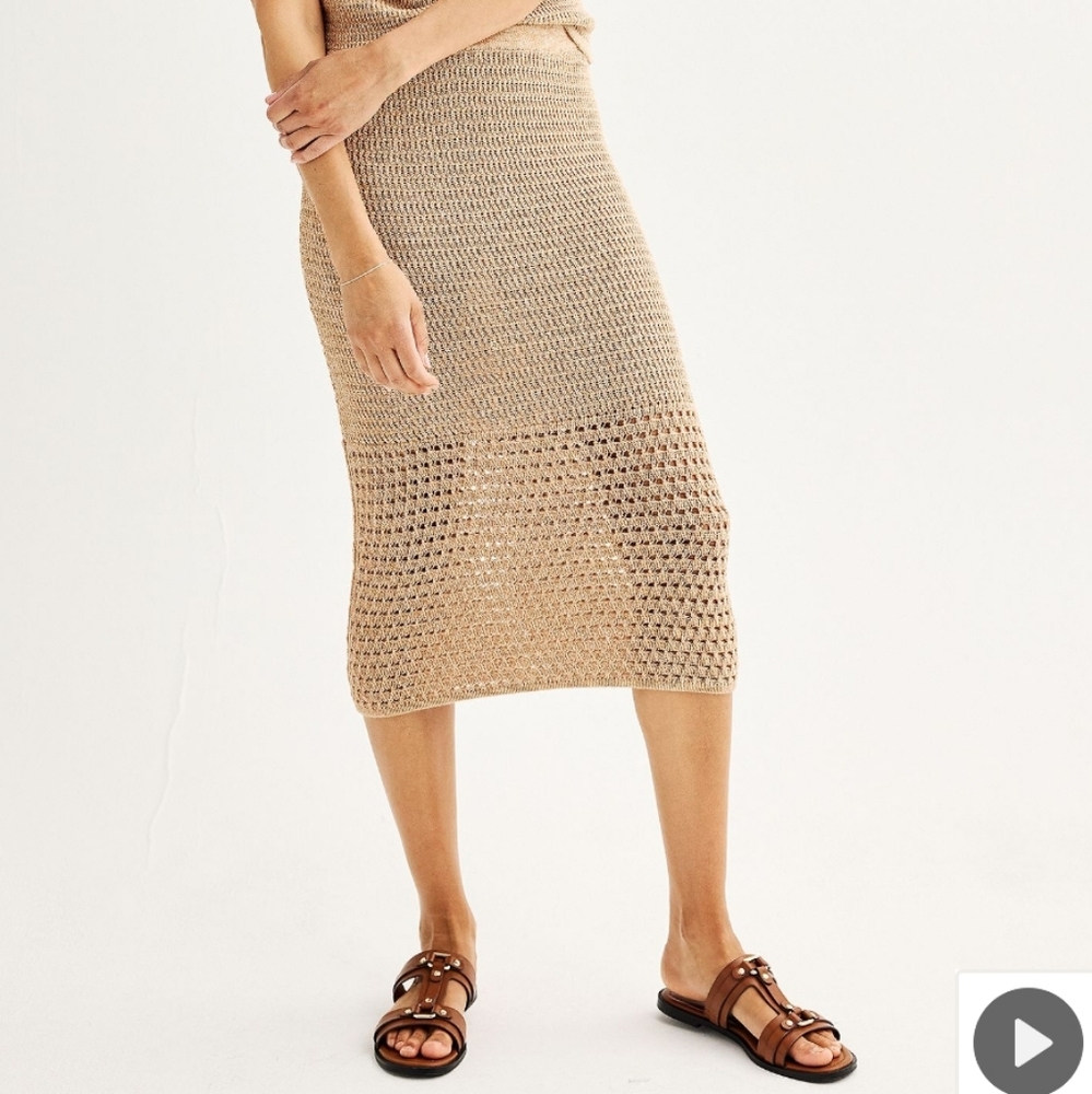 Nine West Crochet Skirt